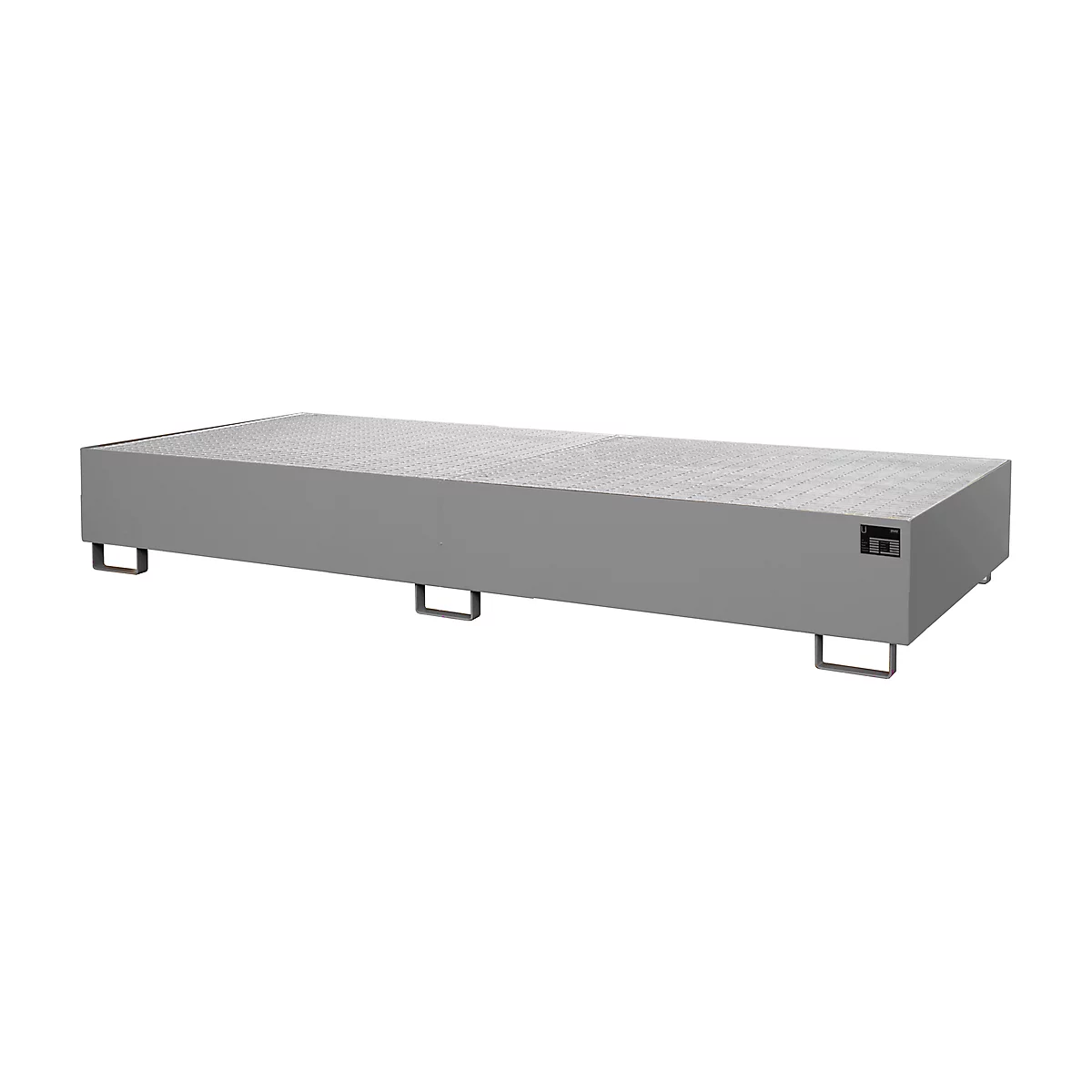 Bac de rayonnage type RW/RW 3300-2, avec caillebotis, gris RAL7005