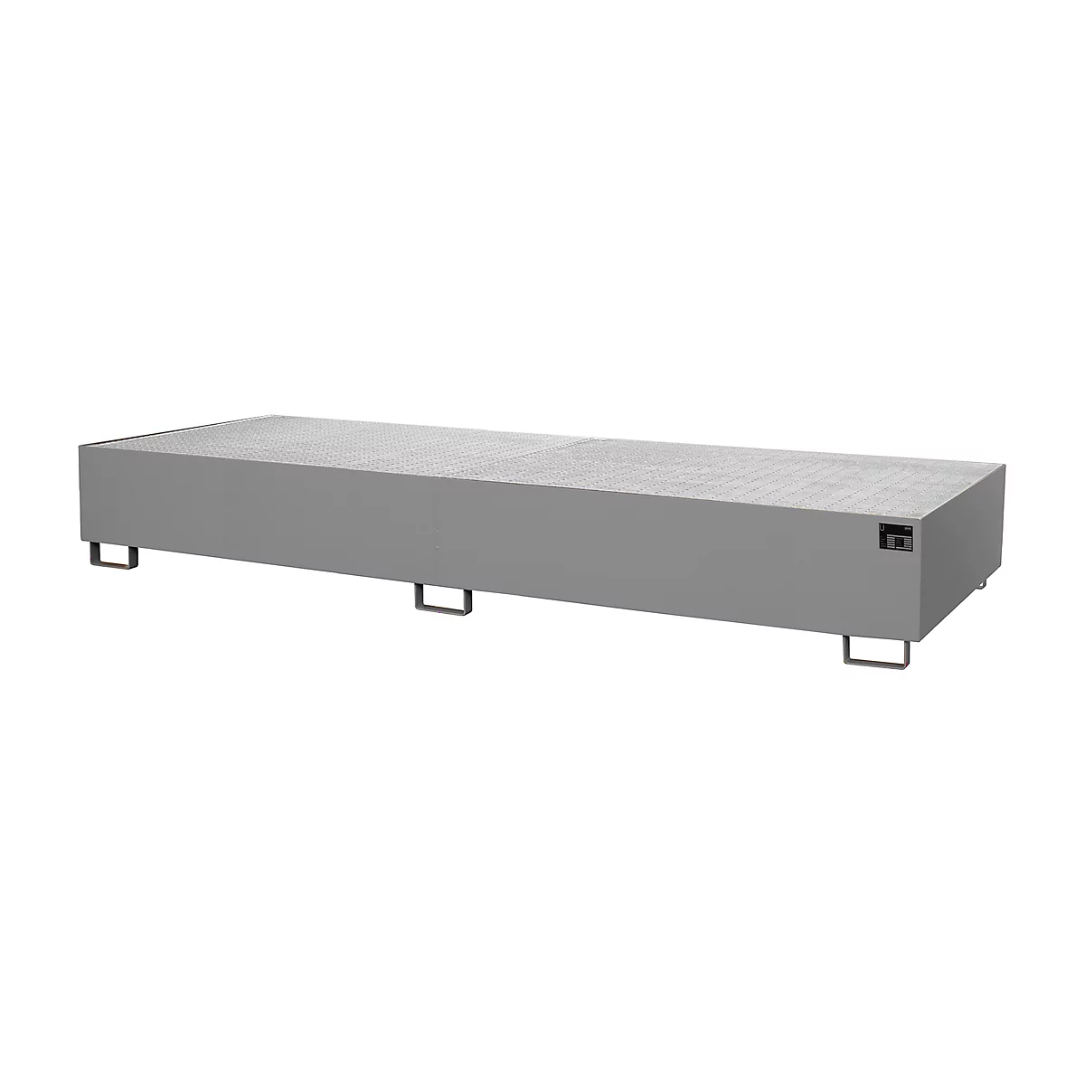 Bac de rayonnage type RW/RW 3600-3, avec caillebotis, gris RAL7005