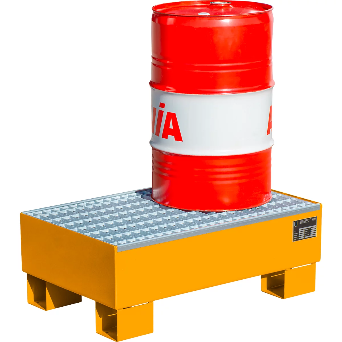 Bac de rétention AW 60-1/M orange RAL2000