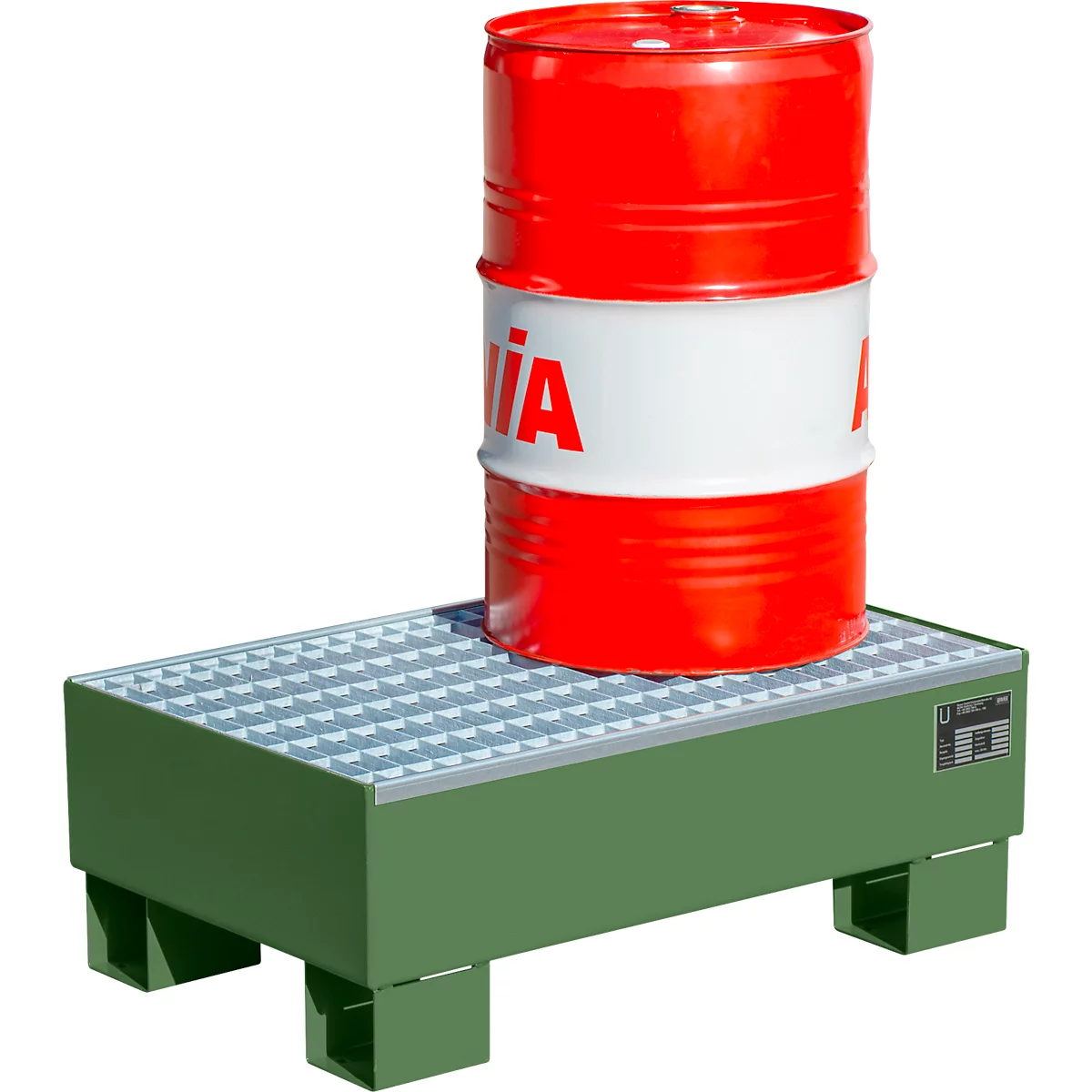 Bac de rétention AW 60-1/M vert RAL6011