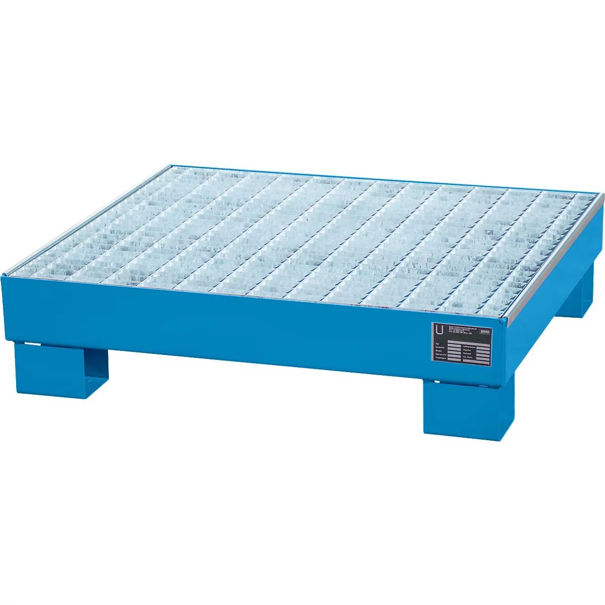 Bac de rétention AW 60-2/M bleu RAL5012