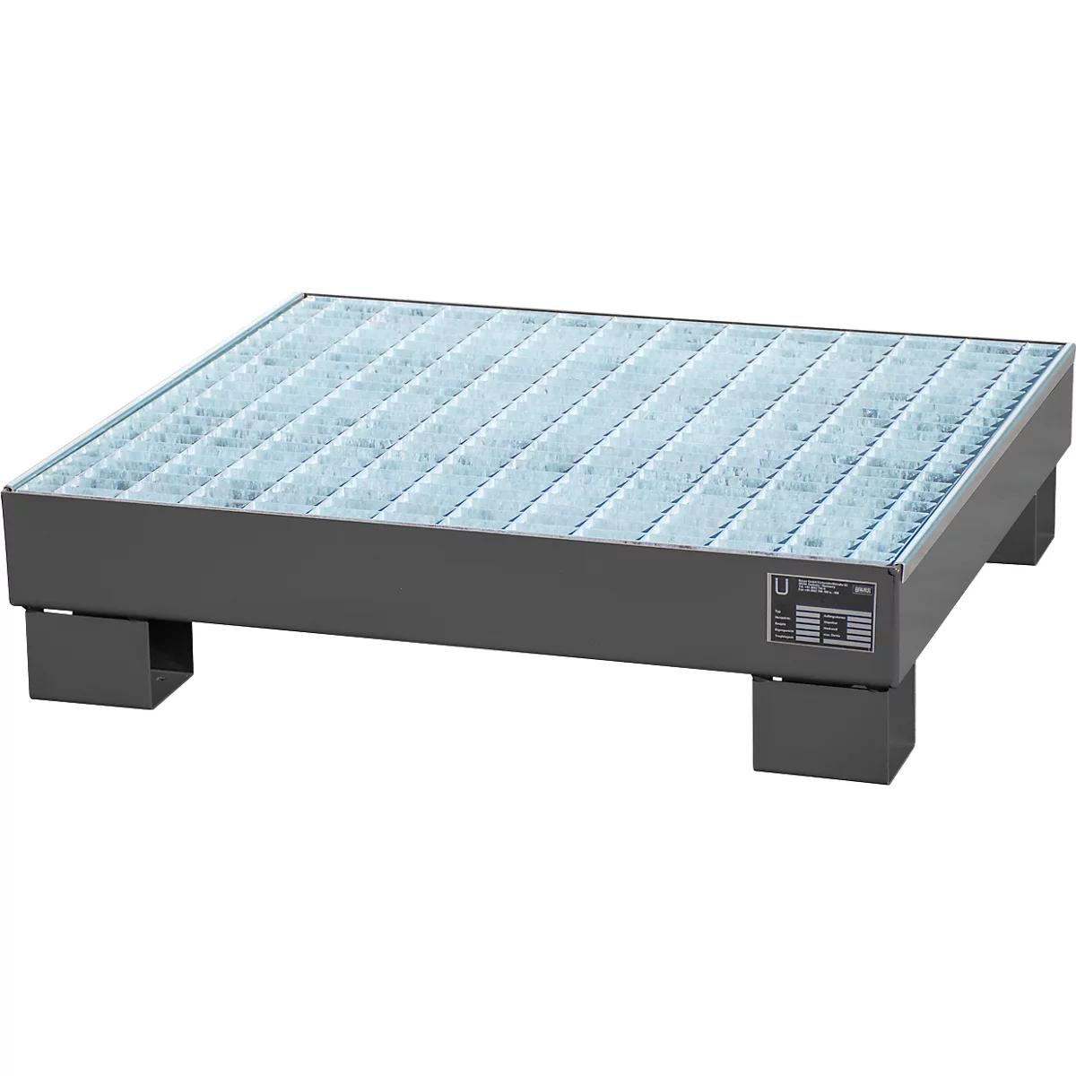 Bac de rétention AW 60-2/M gris RAL7005