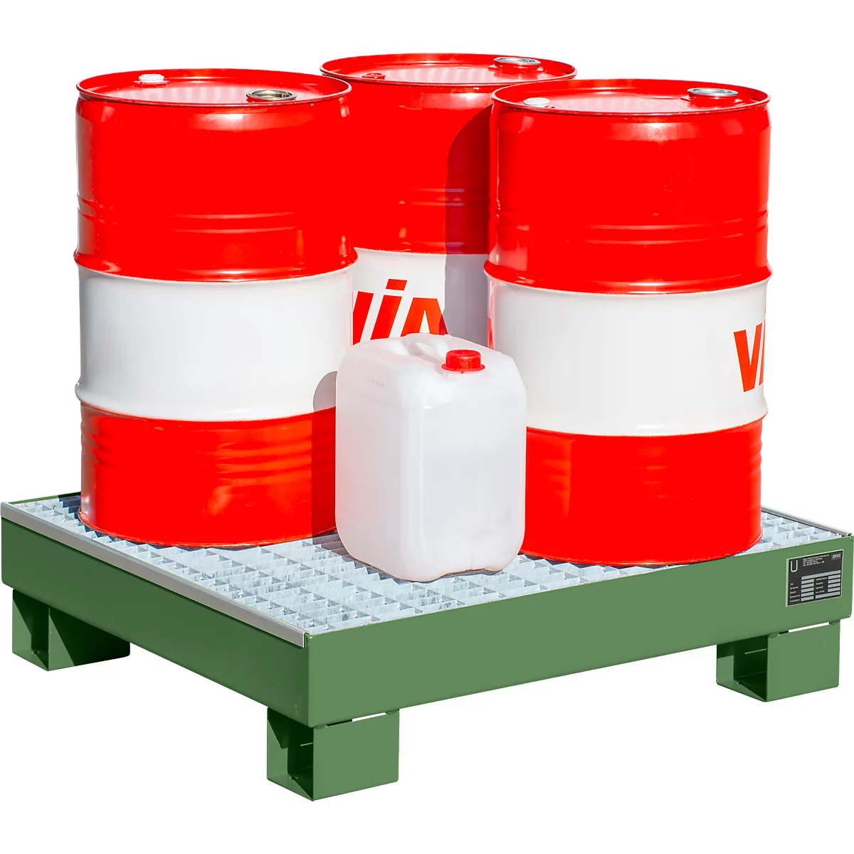 Bac de rétention AW 60-2/M vert RAL6011