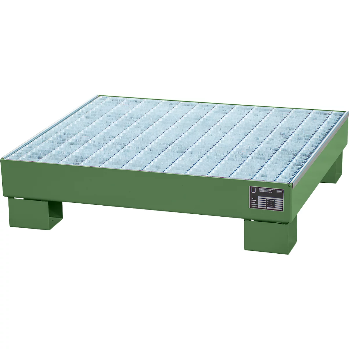 Bac de rétention AW 60-2/M vert RAL6011