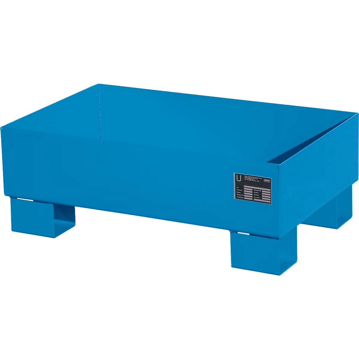 Bac de rétention AW60-1 bleu RAL5012