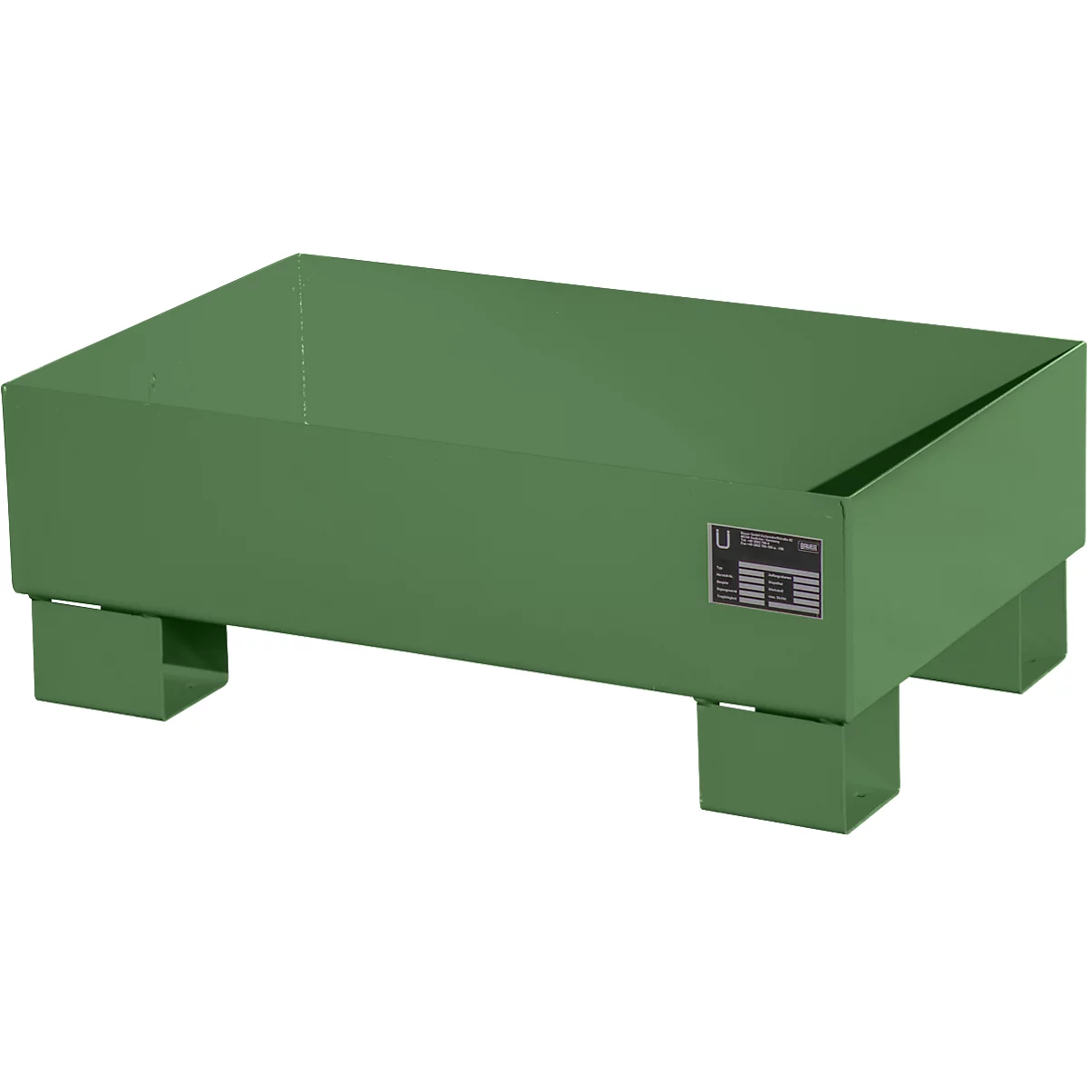 Bac de rétention AW60-1 vert RAL 6011