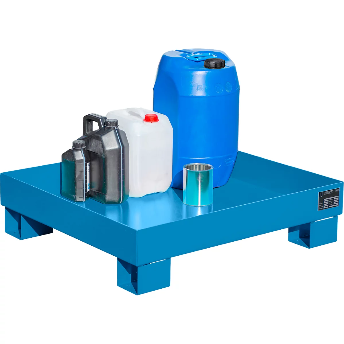 Bac de rétention AW60-2 bleu RAL5010