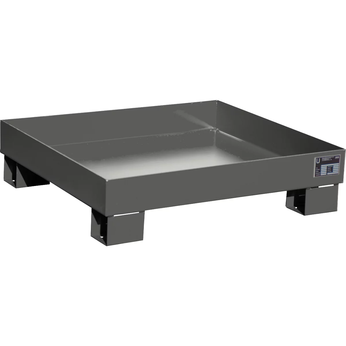 Bac de rétention AW60-2 gris RAL7005