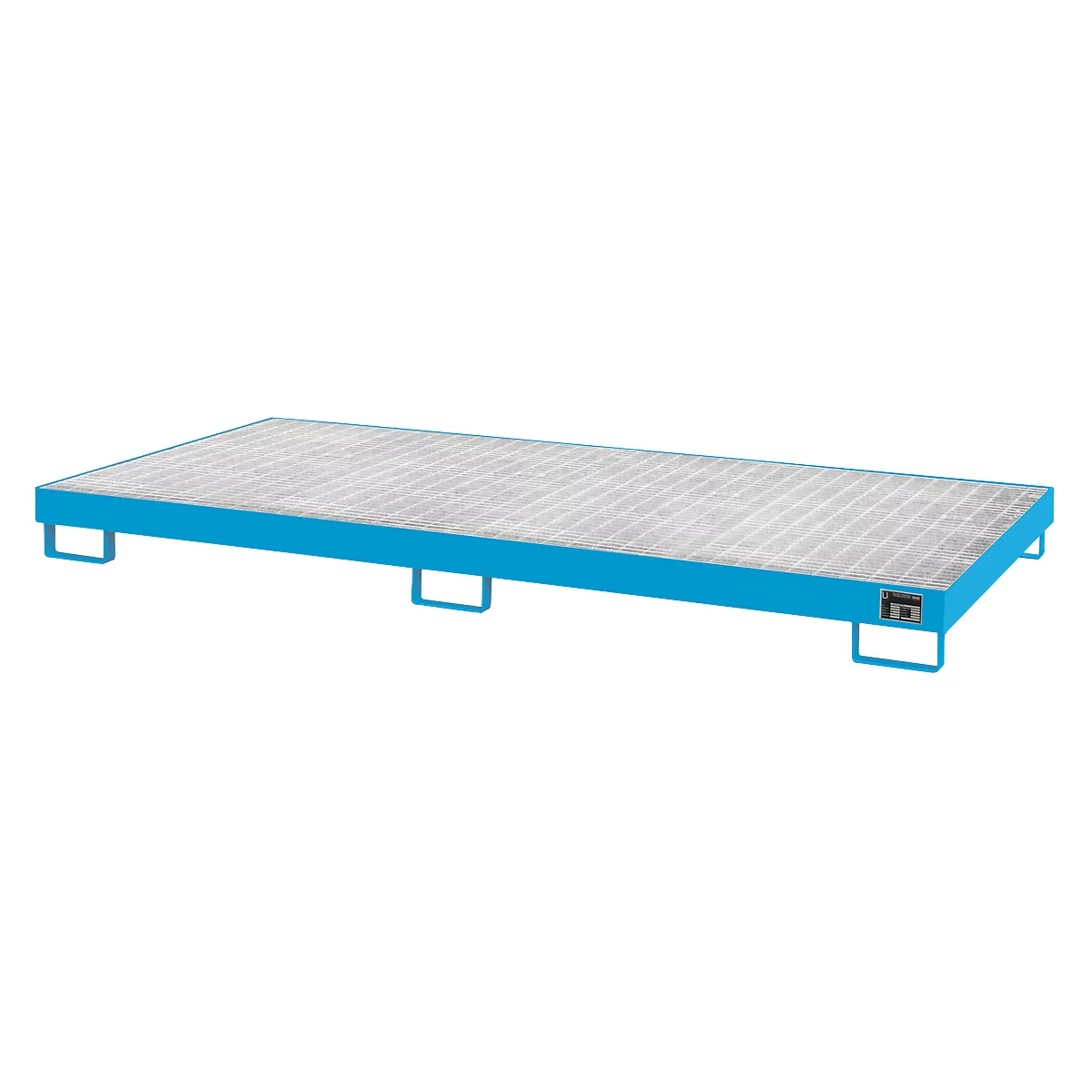 Bac de rétention Bauer type AW8, bleu (RAL 5012)