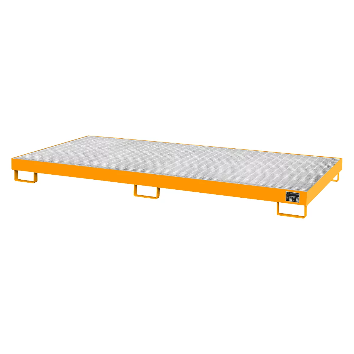 Bac de rétention Bauer type AW8, orange (RAL 2000)
