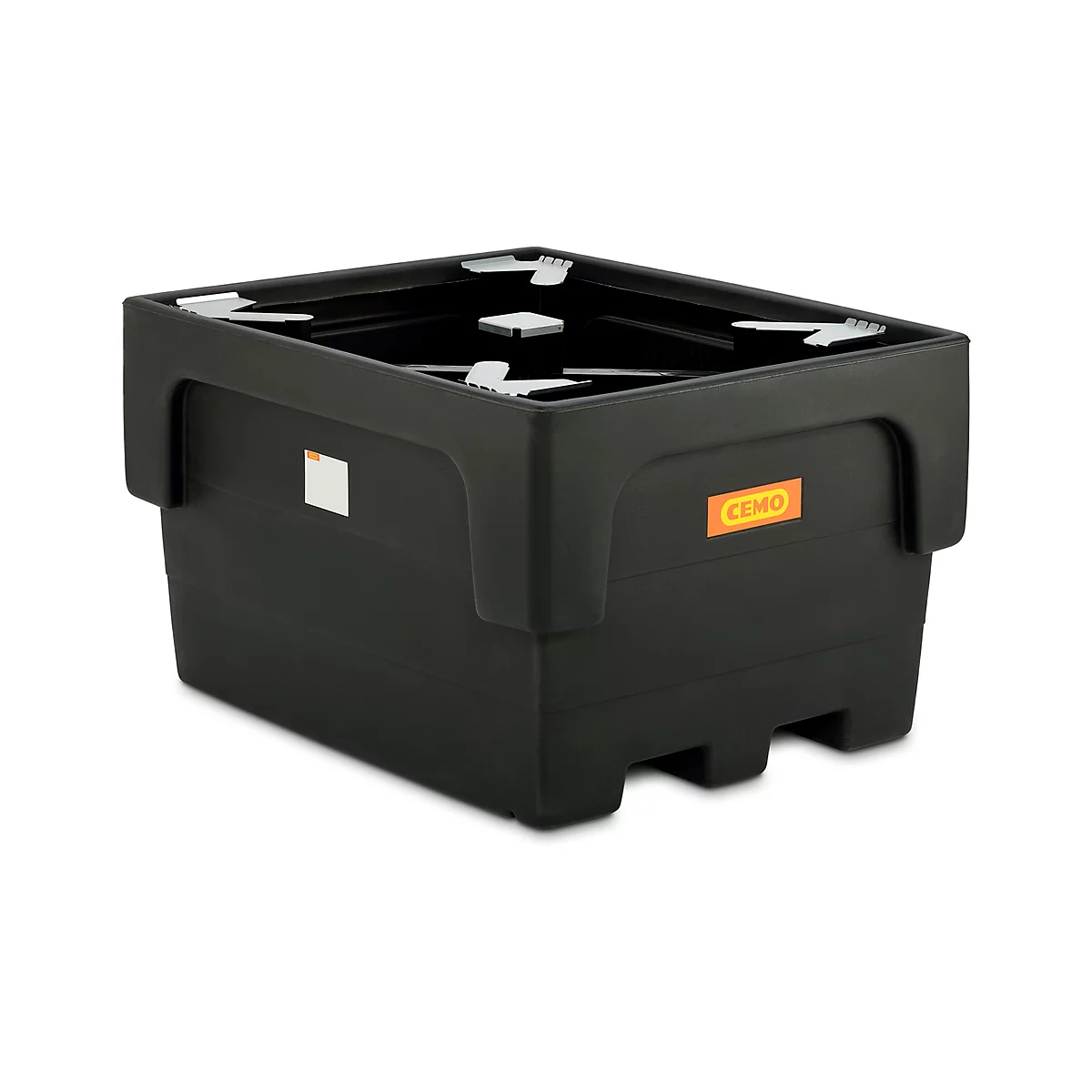Bac de rétention IBC, polyéthylène, 1100 L, 1500 kg, avec garde au sol