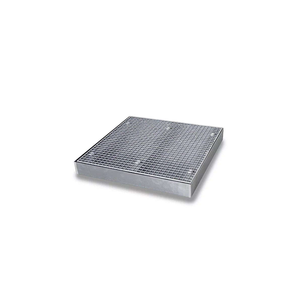 Bac de rétention plat SAFE, 1000 x 1000 x 118 mm