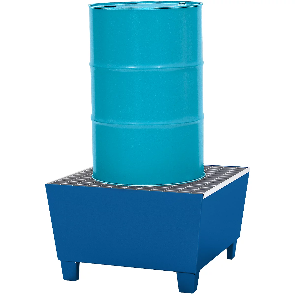 Bac de rétention WG 20, pour 1 fût de 200 L, laqué
