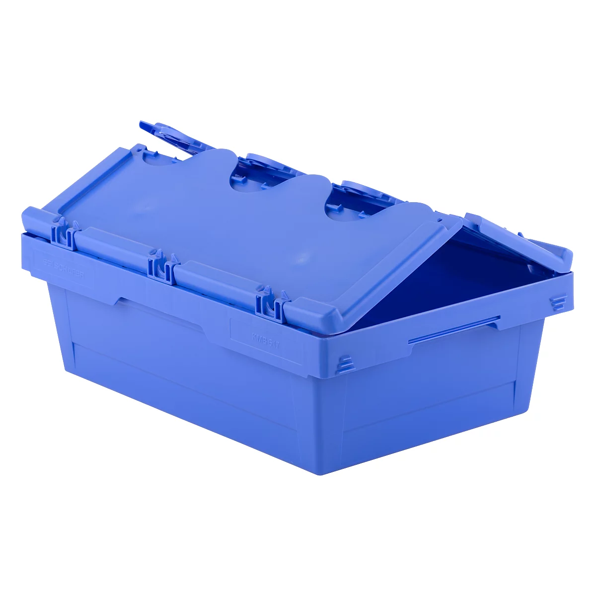 Bac emboîtable et gerbable KMB DH617 KONISCHE, avec couvercle, 29 L
