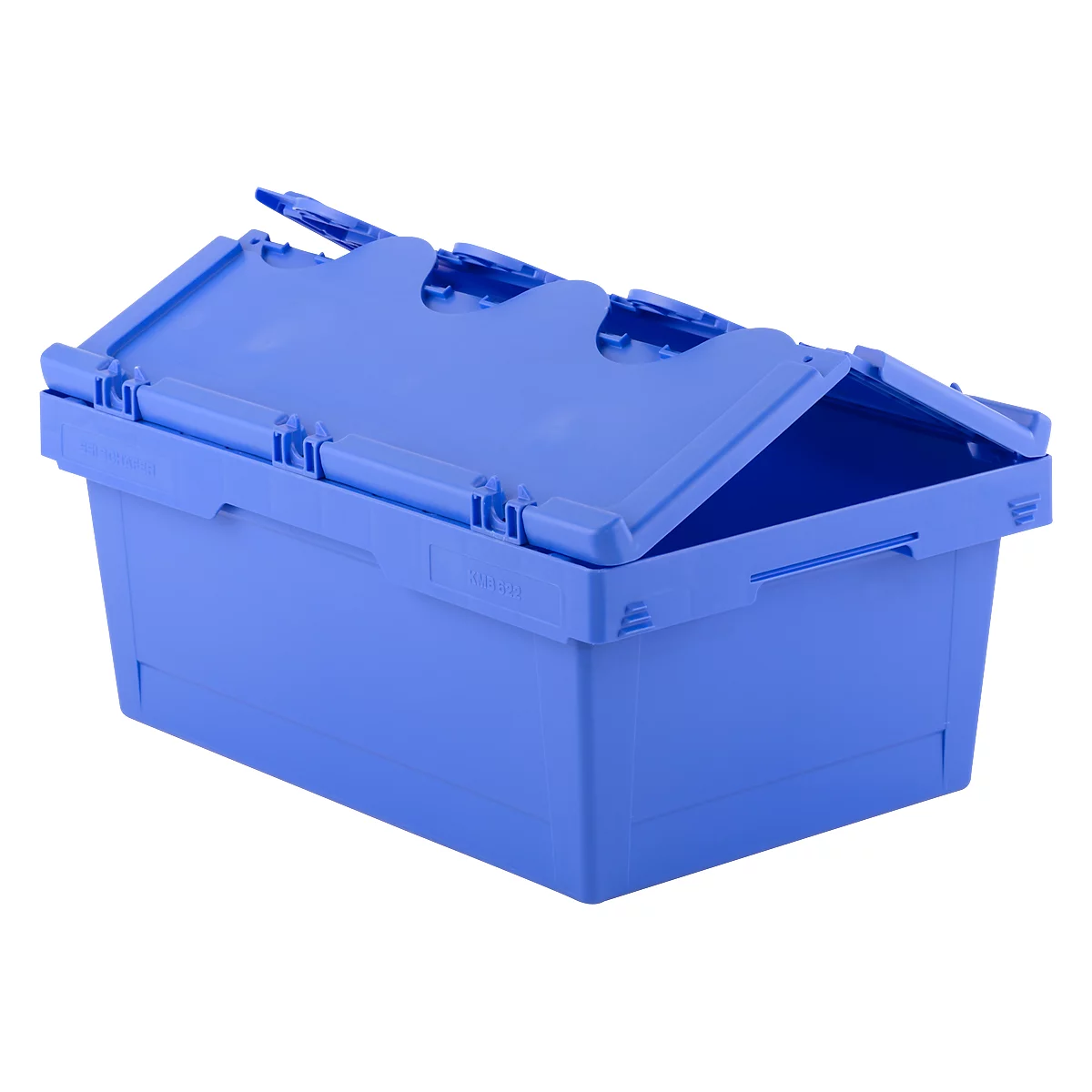 Bac emboîtable et gerbable KMB DH622 KONISCHE, avec couvercle, 38 L