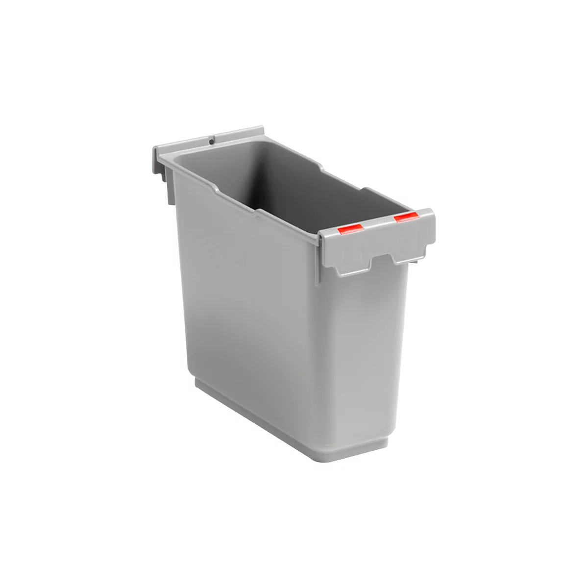 Bac encastrable 6 L, pour seau à roulettes 1 bac Poly II, marquage, rouge