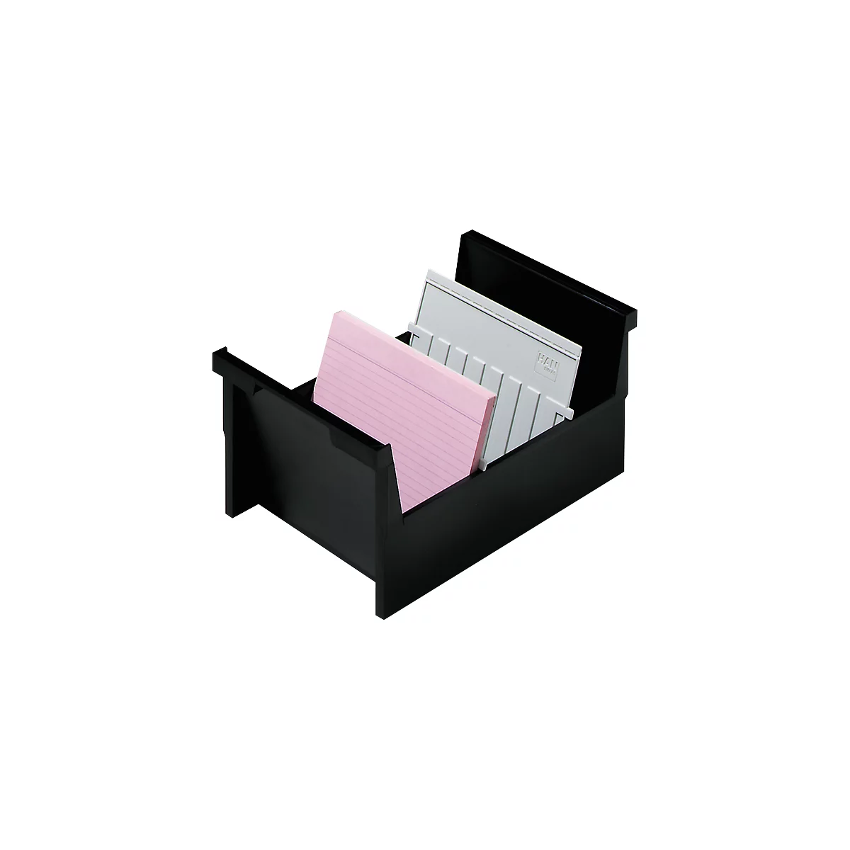 Bac encastrable/suspendu HAN, plastique, A4 paysage, gris