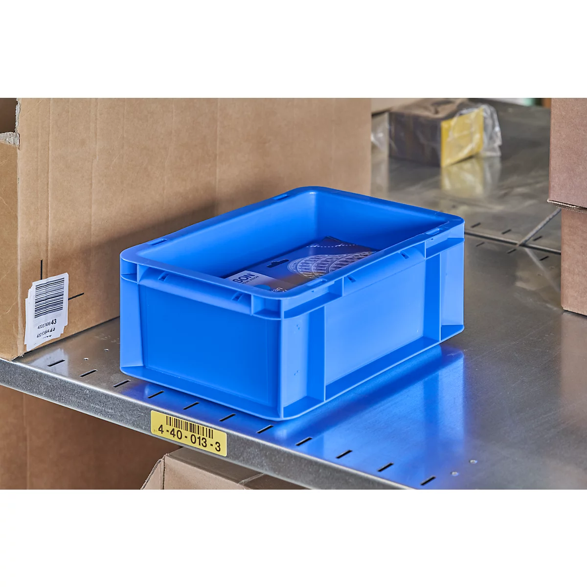 Bac EURO EF 3120, L 300 x l 200 x H 120 mm, sans couvercle, 4,2 L, bleu