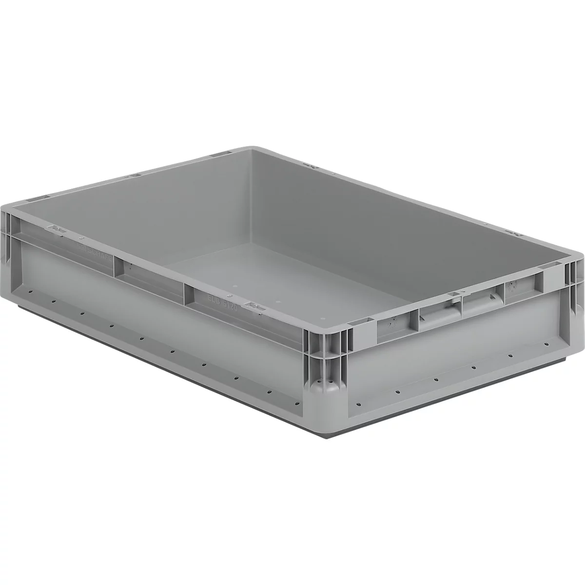 Bac Euro léger ELB 6120, en PP, volume 23,3 L, sans couvercle, gris