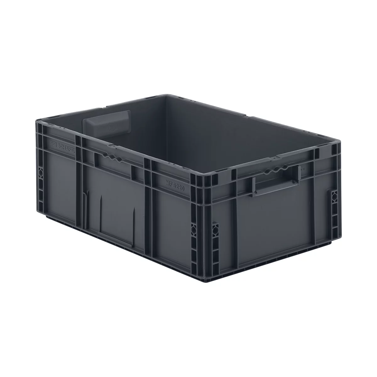 Bac Euro série MF 6220 SSI Schäfer, parois pleines, polypropylène, L 600 x l. 400 mm, 41,6 L
