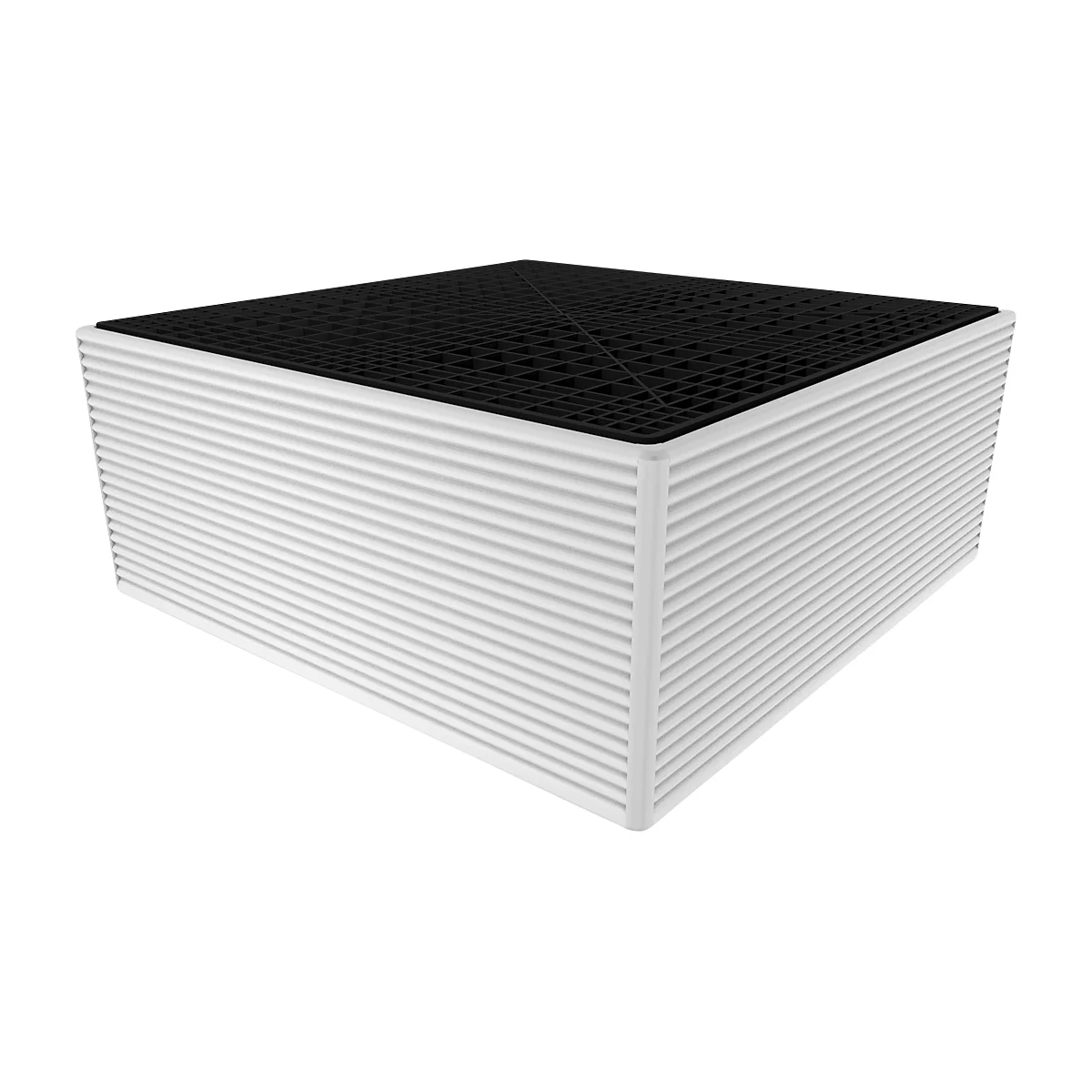Bacs de sécurité en PE pour IBC 600 litres, avec grille en PP