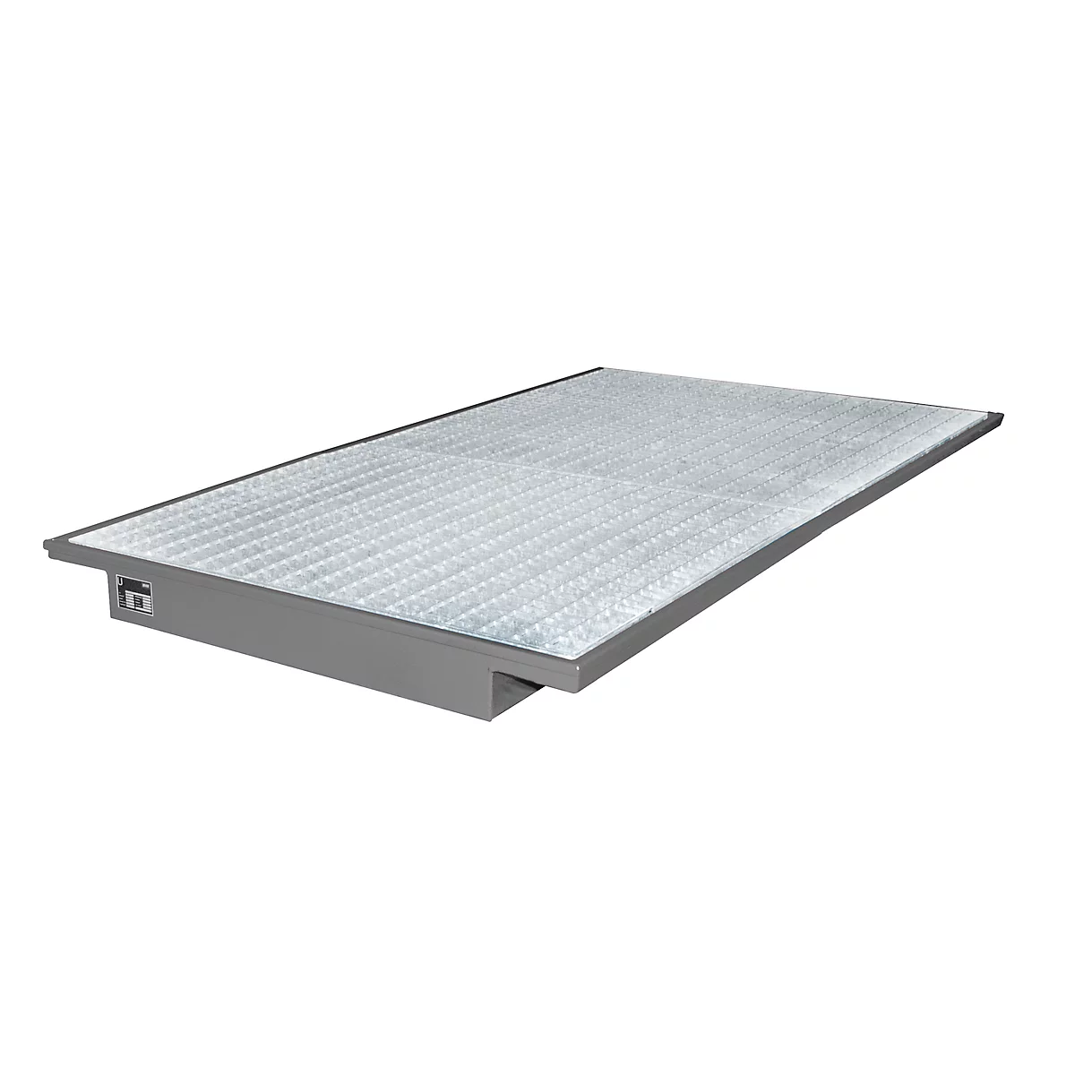 Bacs suspendus pour rayonnages type EHW 2200, gris RAL 7005