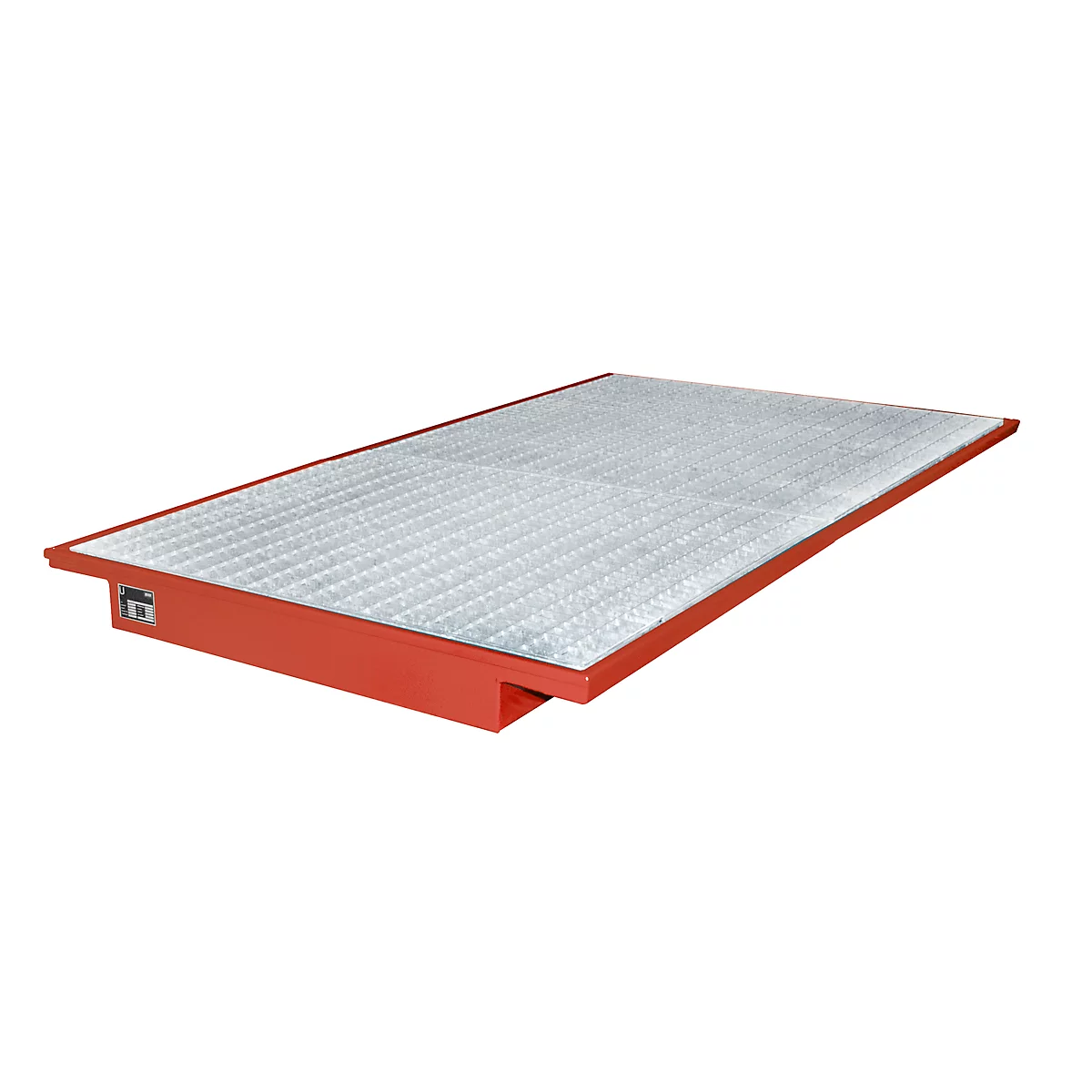Bacs suspendus pour rayonnages type EHW 2200, rouge RAL3000
