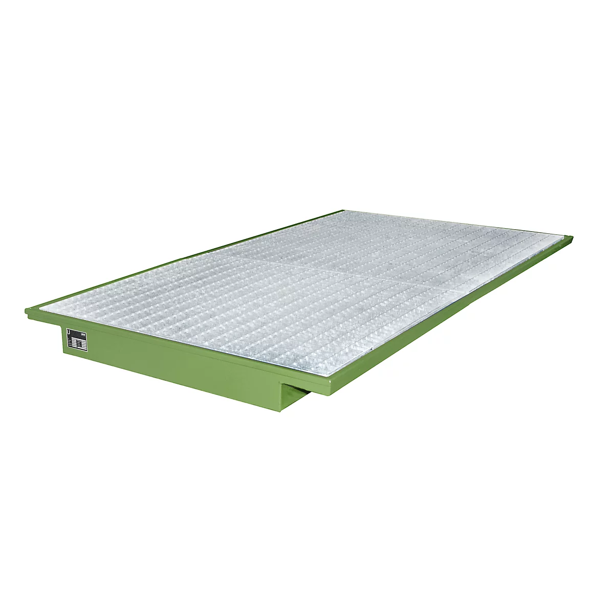 Bacs suspendus pour rayonnages type EHW 2200, vert RAL 6011
