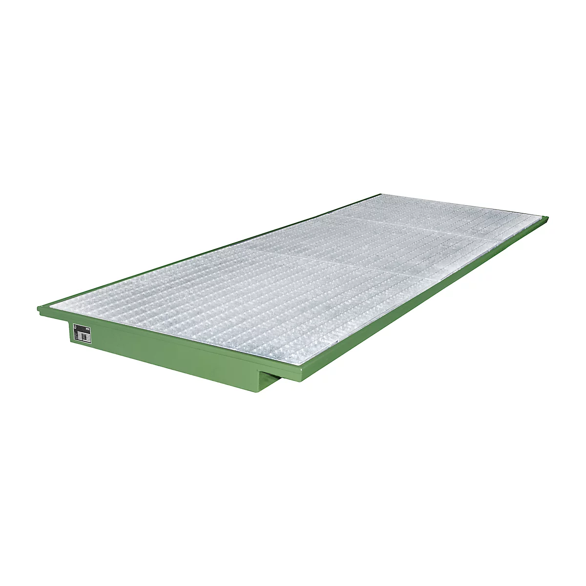 Bacs suspendus pour rayonnages type EHW 3600, vert RAL 6011