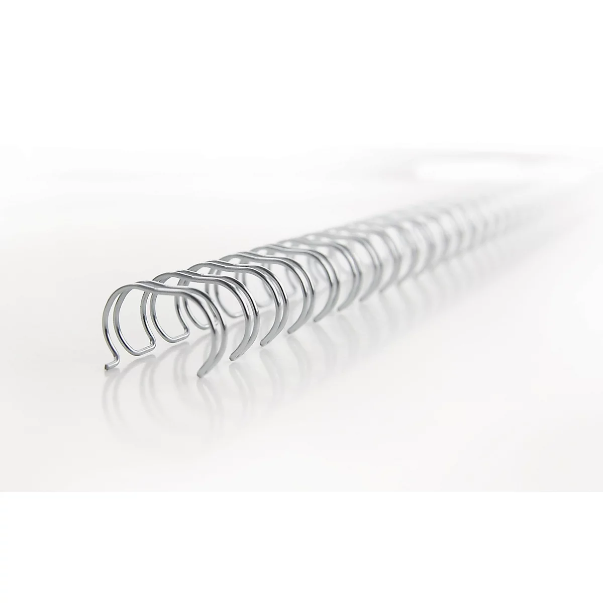 Baguettes à relier en métal WireBind GBC, A4, 34 anneaux, 11 mm pour max. 100 pages, 100 p., argent