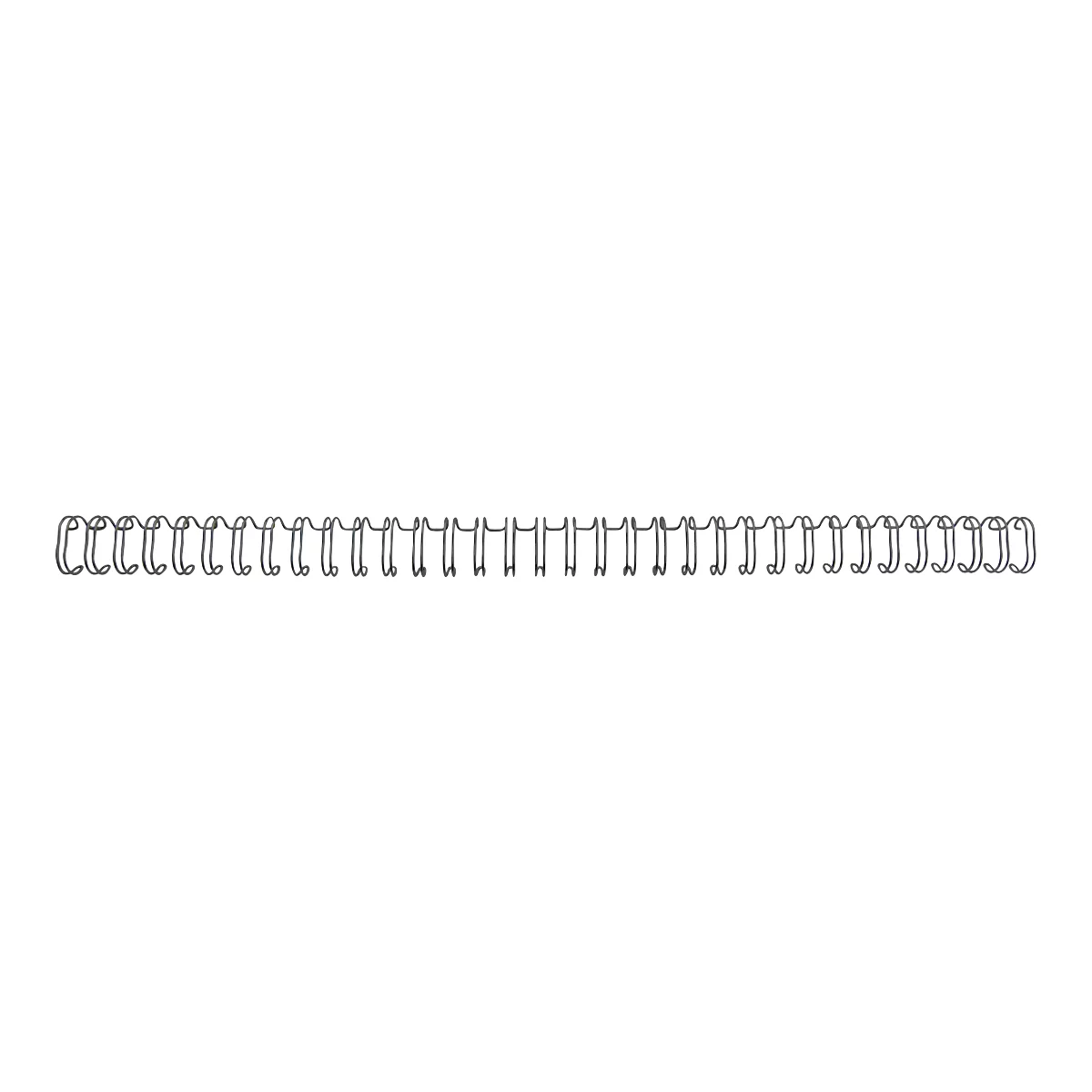 Baguettes à relier en métal WireBind GBC, A4, 34 anneaux, 11 mm pour max. 100 pages, 100 p., noir