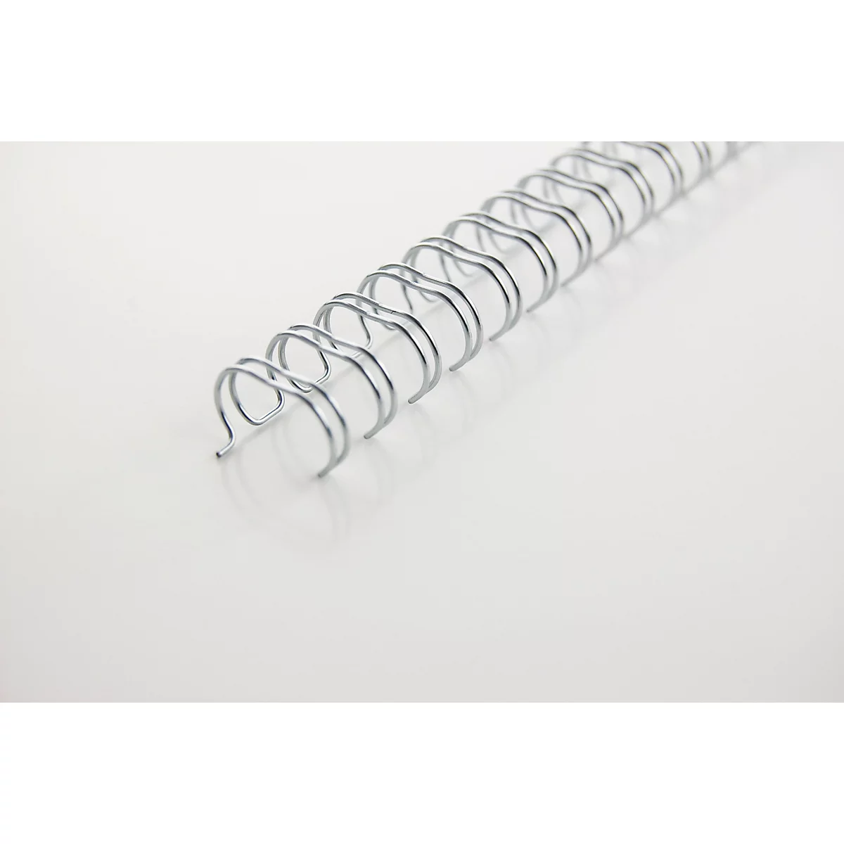 Baguettes à relier en métal WireBind GBC, A4, 34 anneaux, 6 mm pour max. 55 pages, 100 p., noir