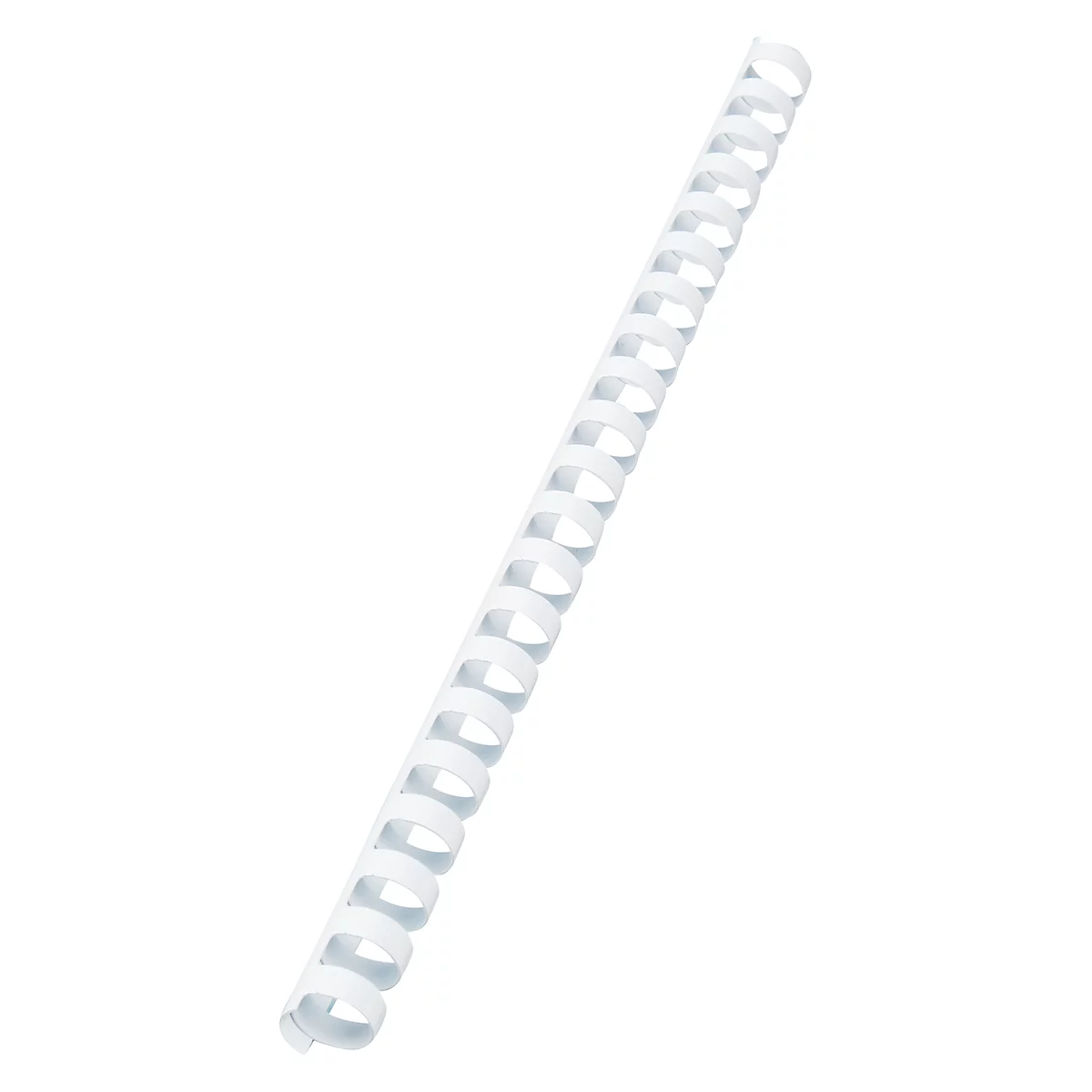 Peigne à relier en plastique, diamètre: 19 mm, noir sur