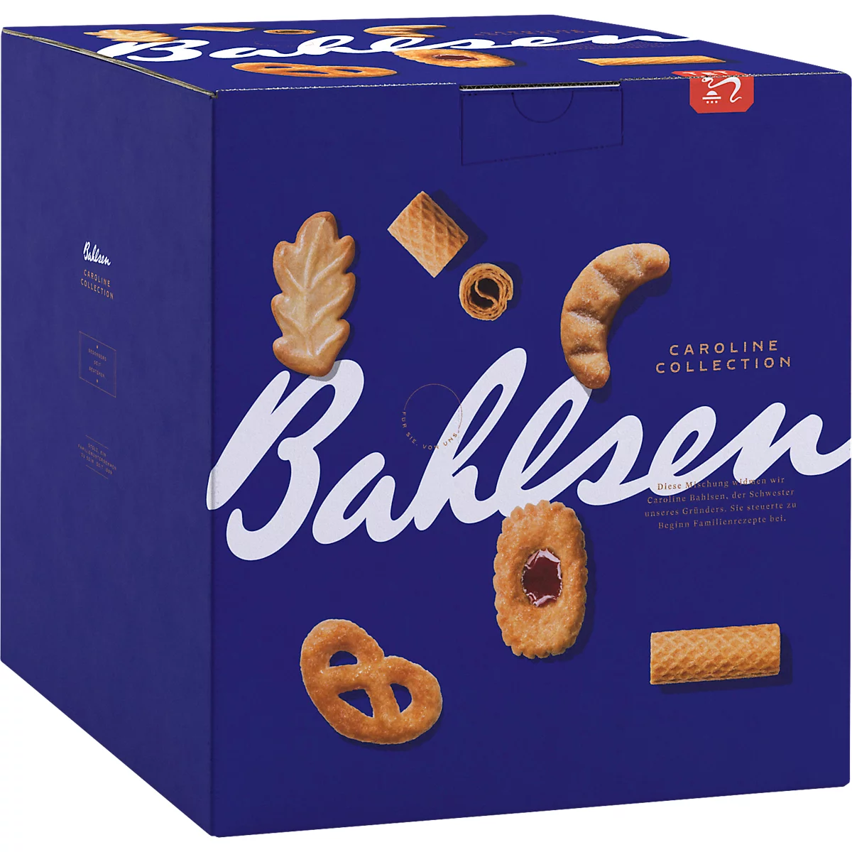 Bahlsen Caroline Collection koekjesmix, zonder chocolade, 10 x 161 g in doos