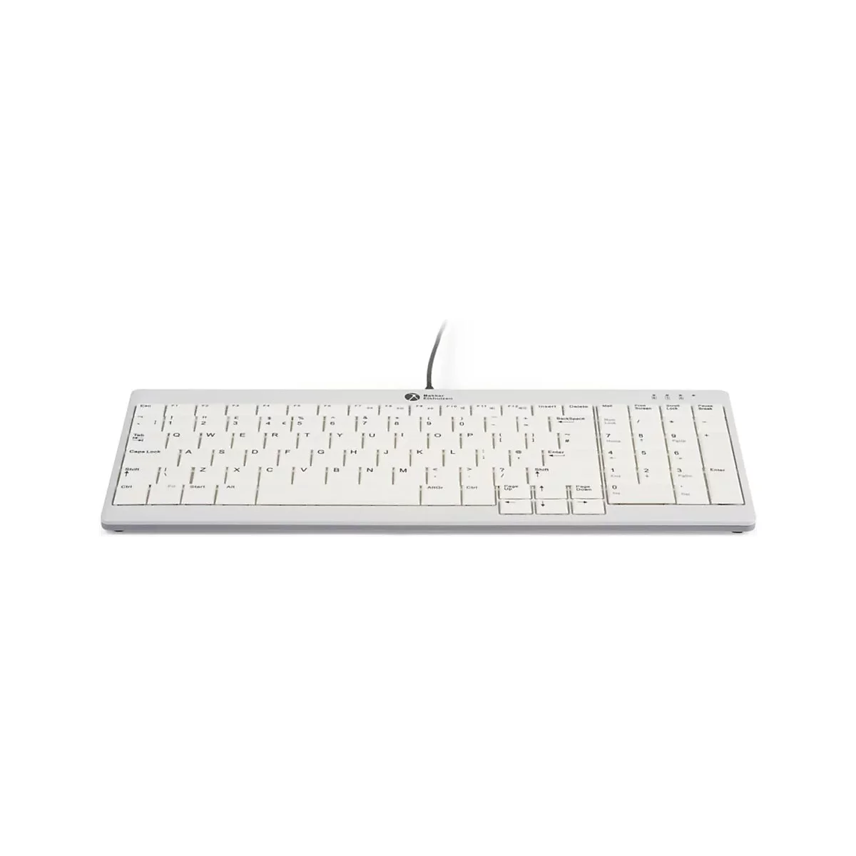 Bakker Elkhuizen UltraBoard 960 - V2 - Tastatur - compact - USB-C, USB - QWERTY