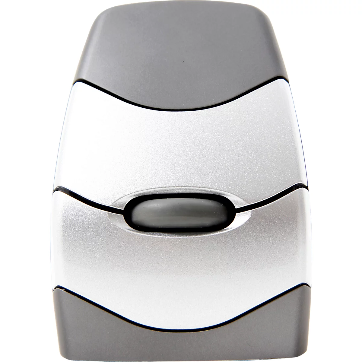 BakkerElkhuizen DXT 2 Precision Mouse Wireless, draadloos, vier DPI niveaus (500, 1000, 1500, 2000), lasersensor, plug &amp; play, ergonomisch, voor rechts- en linkshandigen, B 55 x H 80 x D 44 mm, grijs/zilver