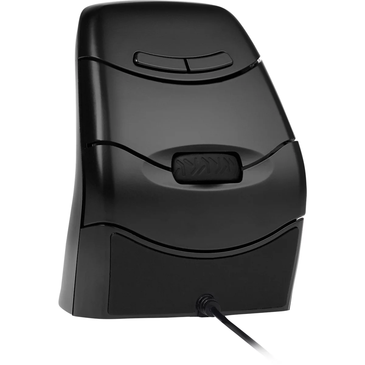 BakkerElkhuizen DXT 3 Precision Mouse, 7 Tasten, 4 DPI Stufen (800, 1200, 1600, 2400), kabelgebunden, 1,5 m Kabel, ergonomisch, USB-C, schwarz