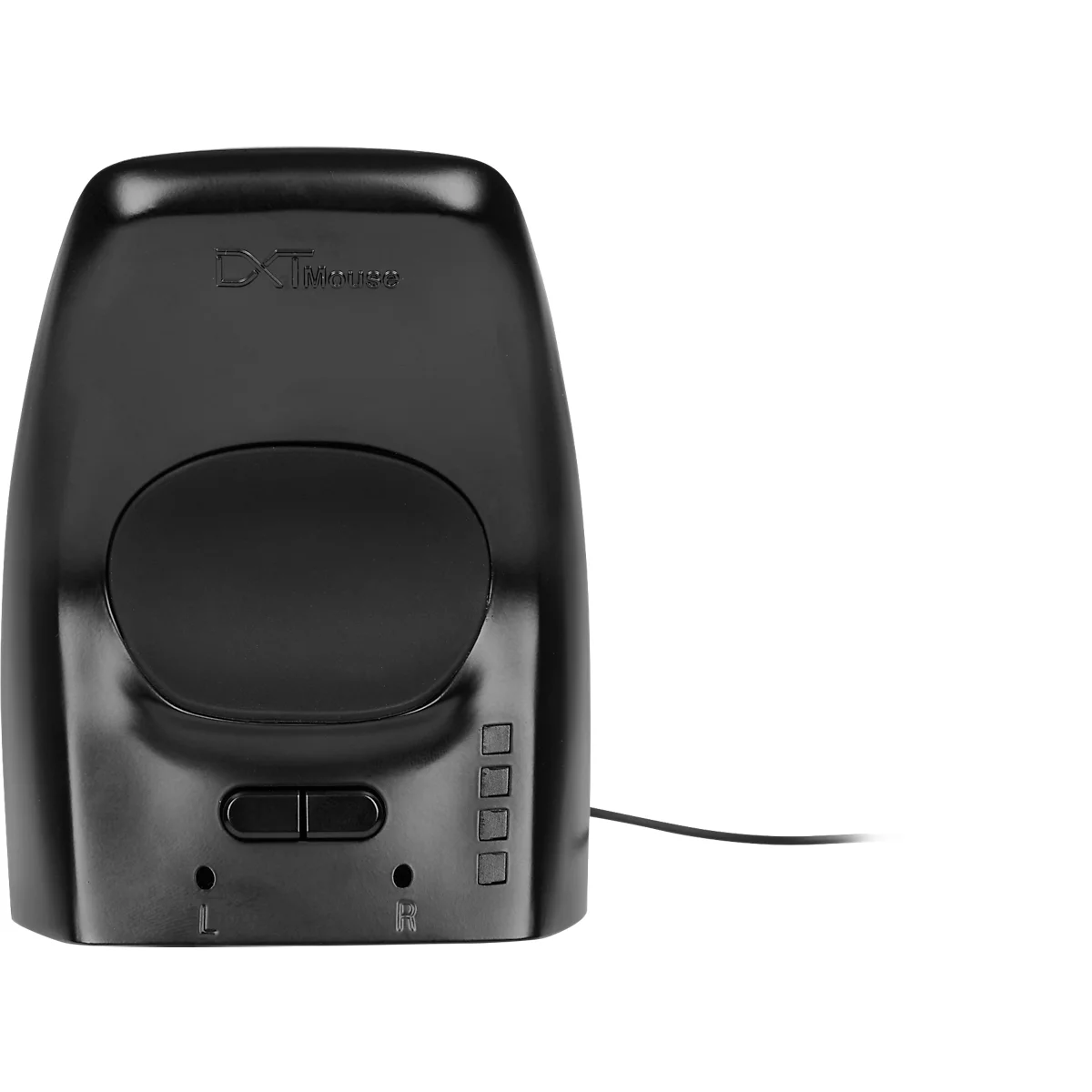 BakkerElkhuizen DXT 3 Precision Mouse, 7 Tasten, 4 DPI Stufen (800, 1200, 1600, 2400), kabelgebunden, 1,5 m Kabel, ergonomisch, USB-C, schwarz