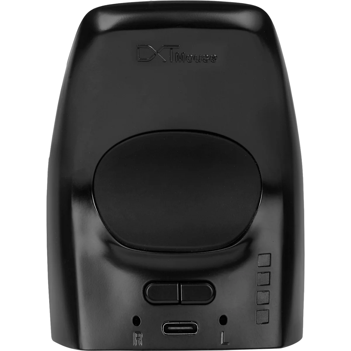 BakkerElkhuizen DXT 3 Precision Mouse Wireless, 7 Tasten, 4 DPI Stufen (800, 1200, 1600, 2400), kabellos, ergonomisch, USB-C, schwarz