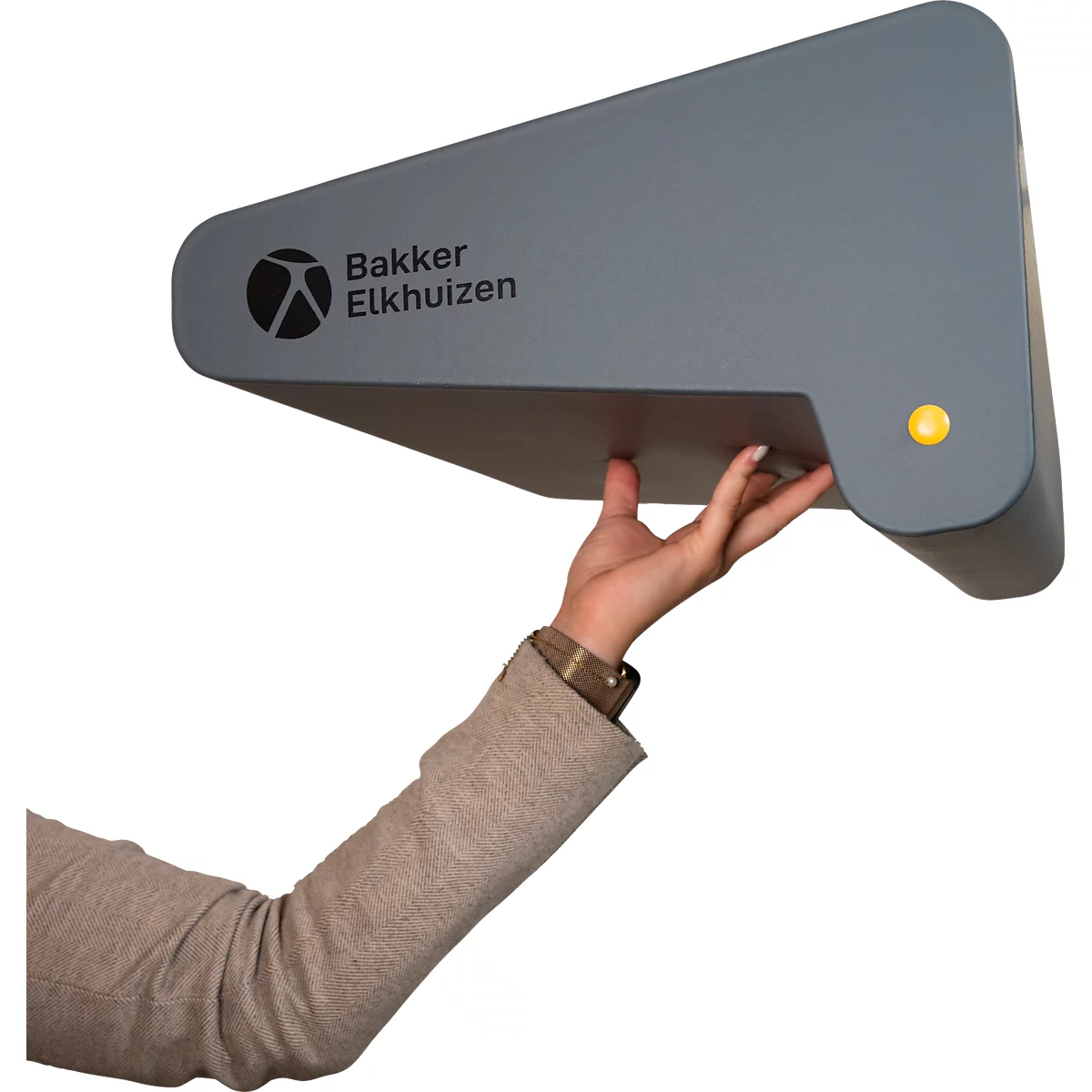 BakkerElkhuizen Fußstütze FootRest No.3, ergonomisch, geräuschlos, kippbar, 2 Höheneinstellungen, dunkelgrau
