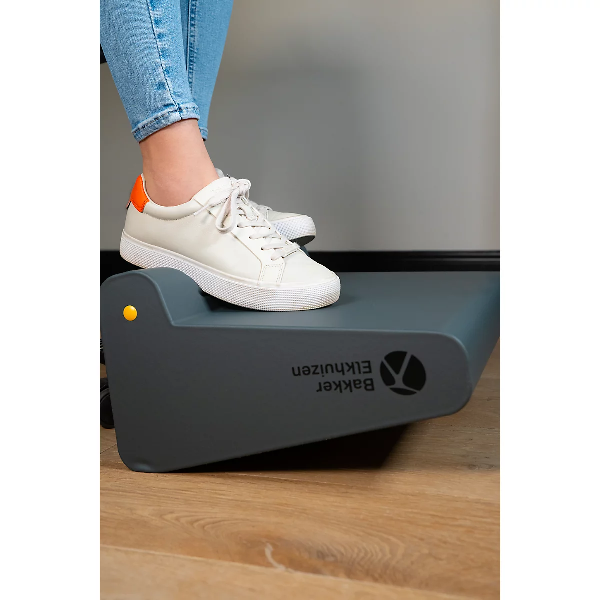 BakkerElkhuizen Fußstütze FootRest No.3, ergonomisch, geräuschlos, kippbar, 2 Höheneinstellungen, dunkelgrau