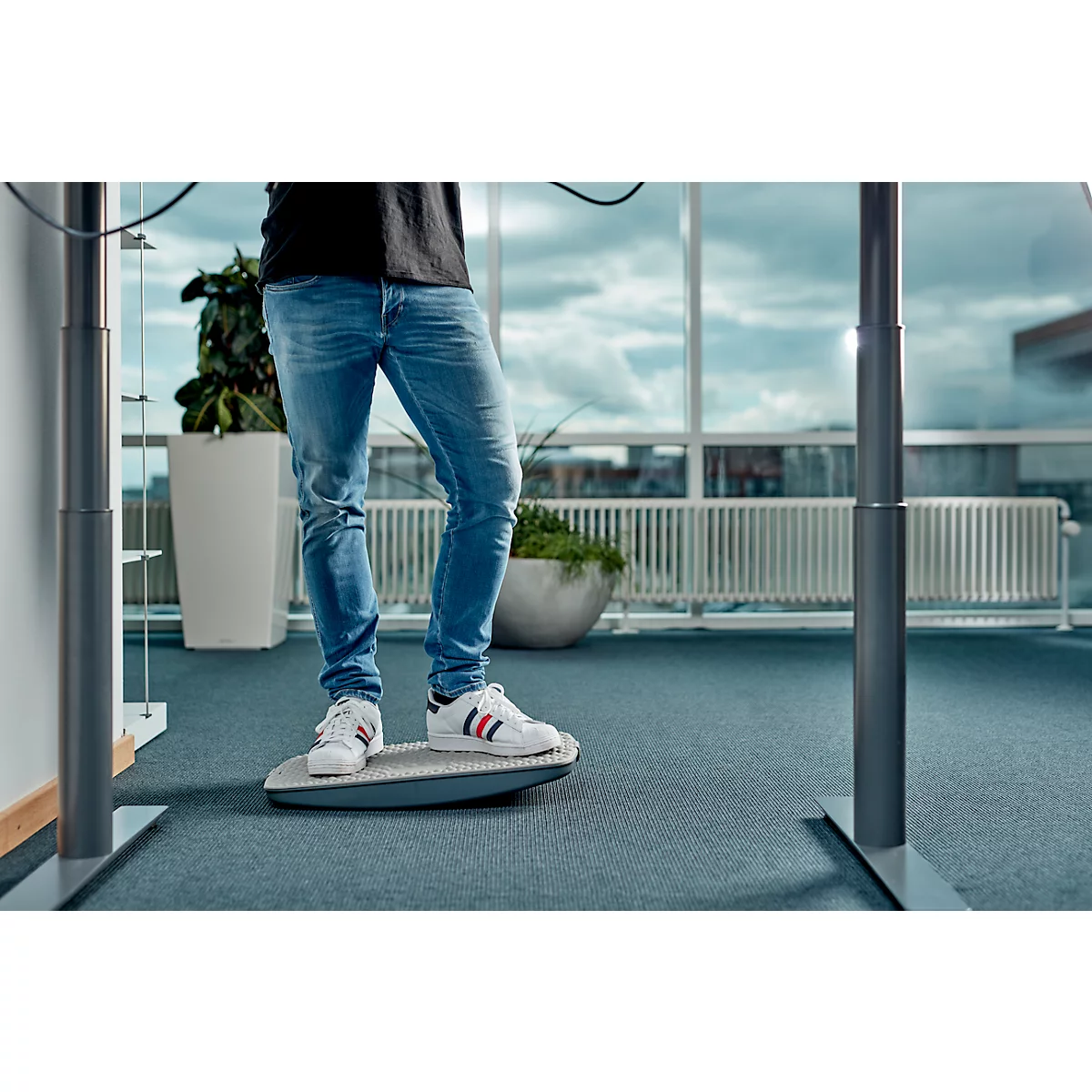 Balance Board Steppie met Soft Top Relief Mat