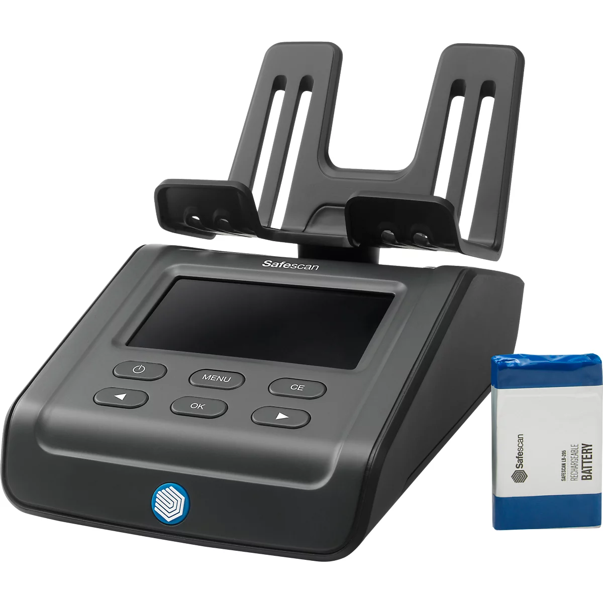 Balance monétaire Safescan 6165 G3, pour pièces &amp; billets, 13 devises préinstallées, fonction d'addition &amp; d'impression