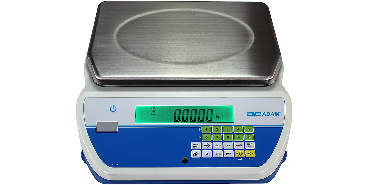 Balanza de sobremesa Cruiser (CKT), rango de medición 4 kg, con calibración