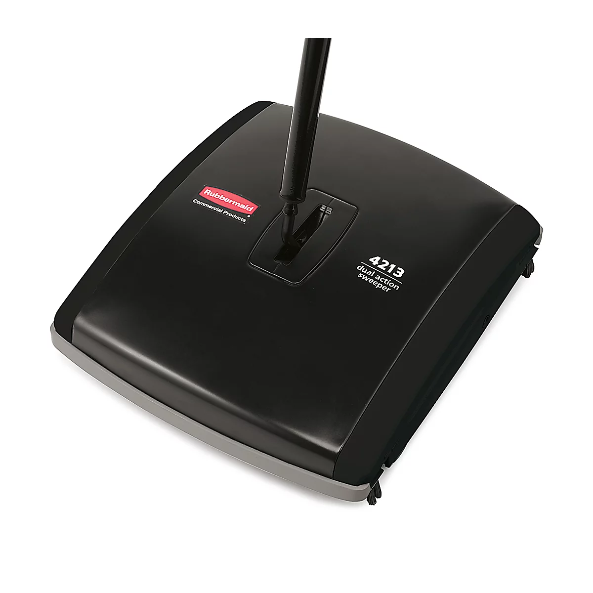 Balayeuse mécanique Rubbermaid EXECUTIVE-SERIE™, largeur de balayage 190 mm, double fonction, 2 types de brosse, L 266,7 x L 241,3 x H 1 117,6 mm, noir.