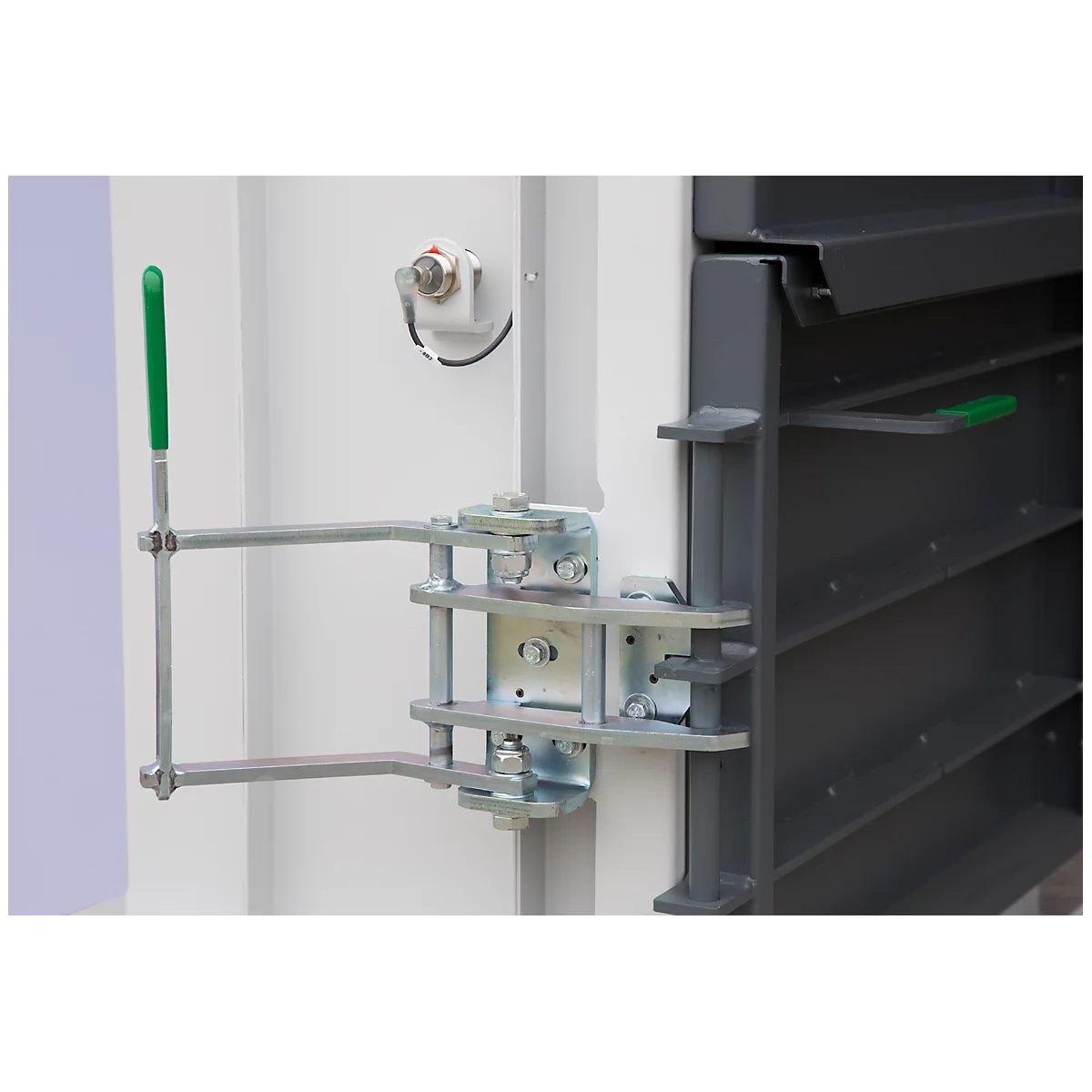 Balenpers HSM V-Press 504, 2 verticale banden voor balen tot 60 kg, geschikt voor balenafvoerwagens, perskracht 40 kN, knevelslot