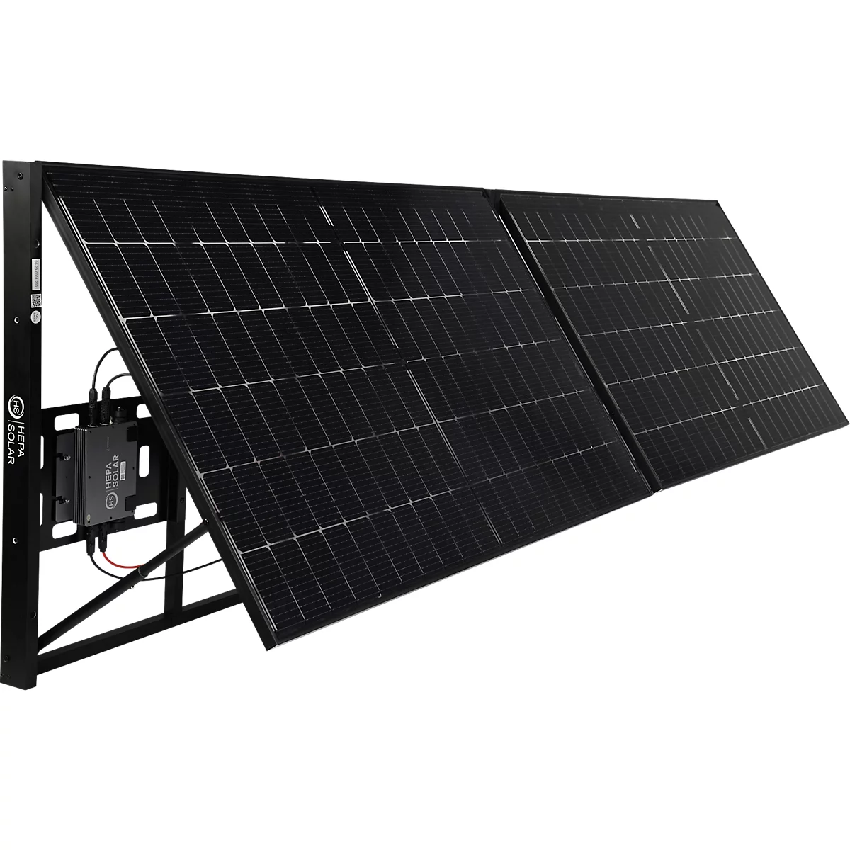 Balkoncentrale HEPA Solar Premium 800, vermogen 800 W, micro-omvormer met WLAN, 5 m kabel, zwart