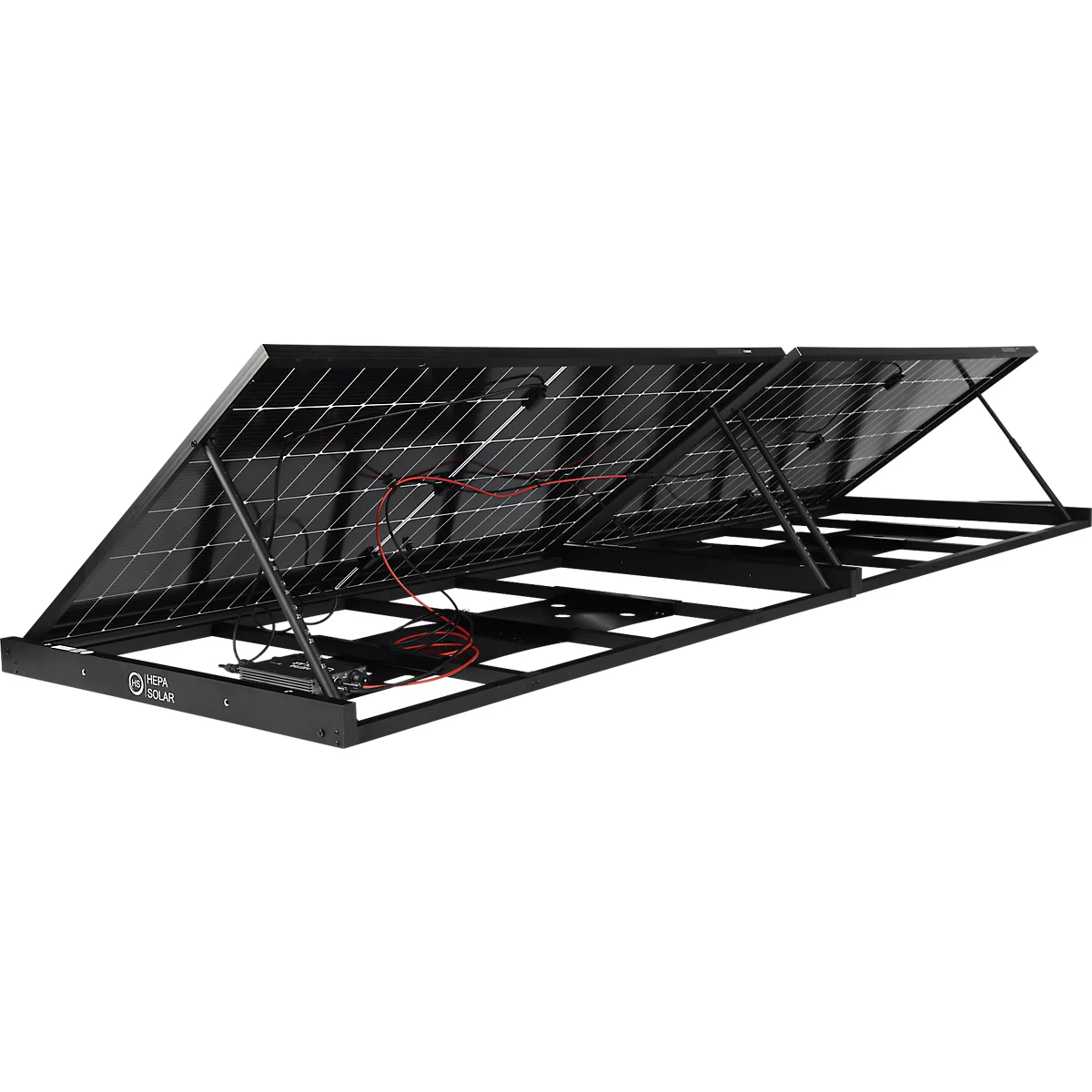 Balkonkraftwerk HEPA Solar Premium 800, Leistung 800 W, Mikrowechselrichter mit WLAN, 5 m Kabel, schwarz