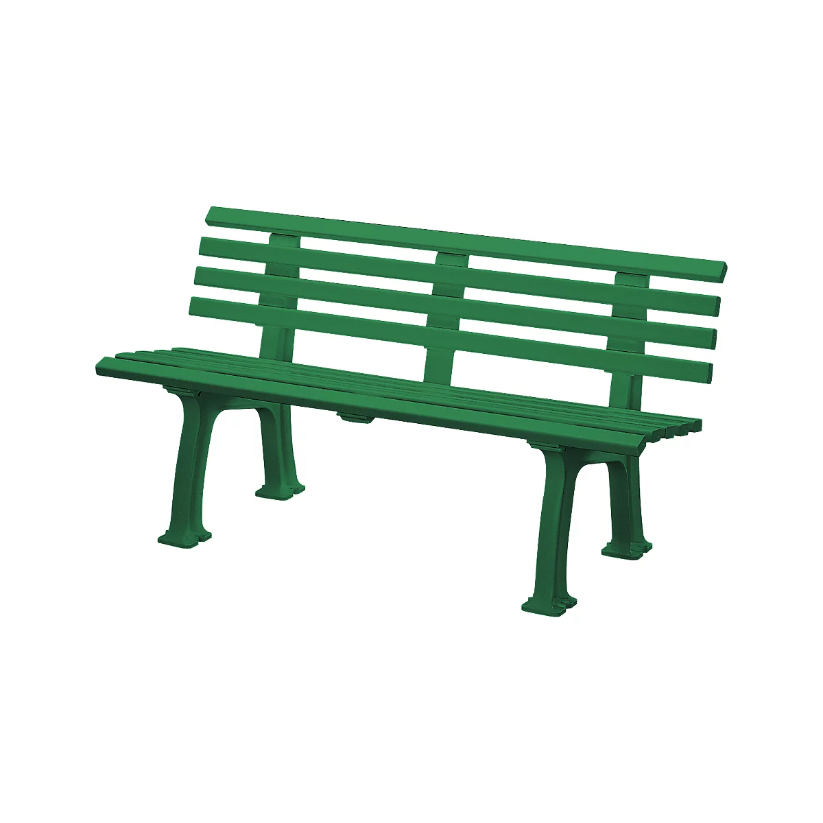 Banc de jardin, 3 places, L 1500 mm, vert