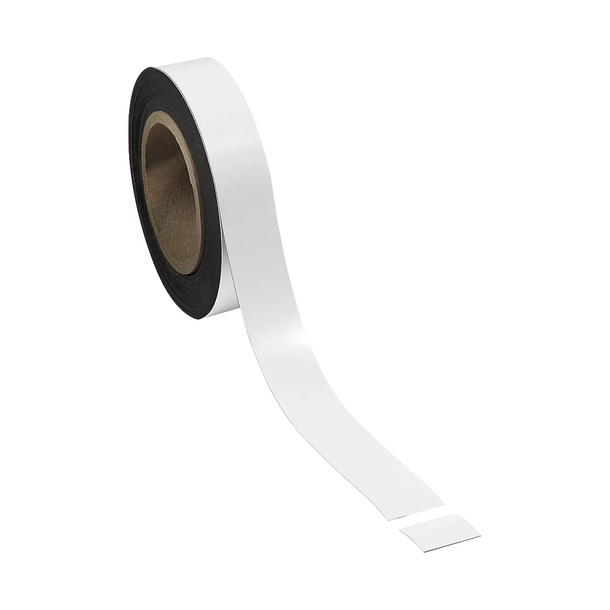 Bande magnétique inscriptible, 30 mm x 100 m, blanc